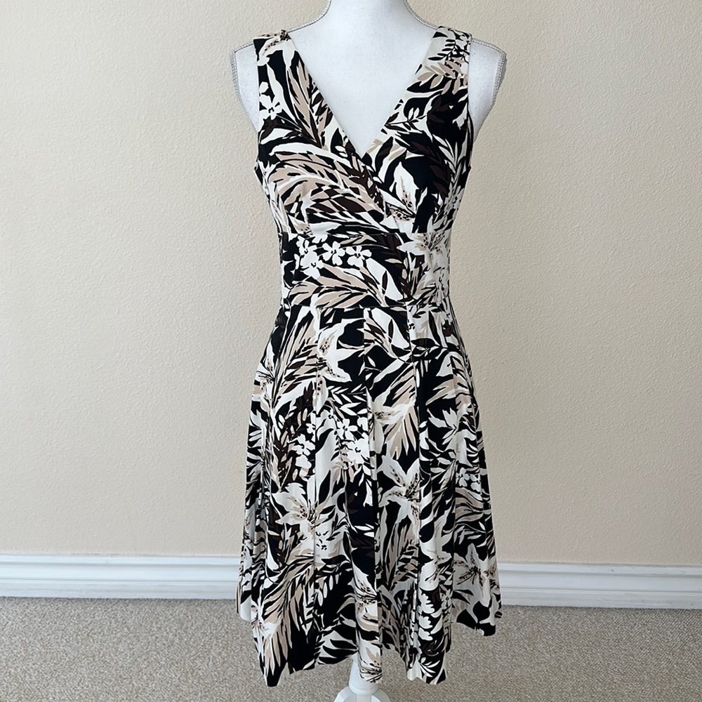 White House Black Market Pleated Dress